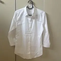 【UNIQLO】ホワイト 7部袖シャツ M
