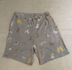 ジェラピケ　ルームハーフパンツ　犬