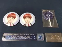 【ときメモgs2】赤城一雪　缶バッチ　チャーム　キーホルダー