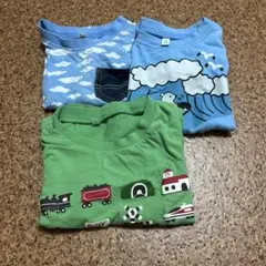 キッズTシャツセット（青・緑）　100 男の子　まとめ売り