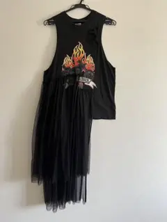 HARLEY DAVIDSON Tシャツリメイクトップス