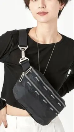 ☆レスポートサック☆ESSENTIAL BELT BAG ブラックC