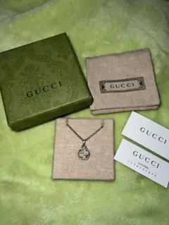 GUCCI インターロッキングネックレス 新品未使用 箱傷なし