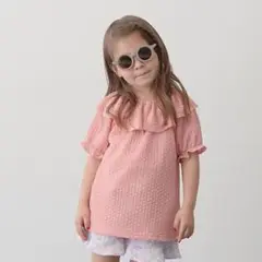 Lycee mine リセマイン　フリル衿ぽこぽこトップス　120cm