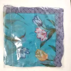 花柄のスカーフ チューリップ