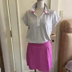 ポロシャツとスカートのセット