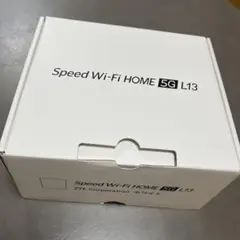 Speed Wi-Fi HOME 5G L13 ホワイト