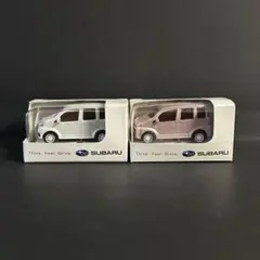 非売品 スバル ステラ プルバックカー ミニカー　2個セット