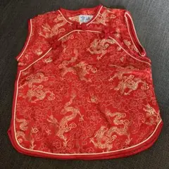 XUE LANG 赤 パーティ用 キッズ チャイナ服
