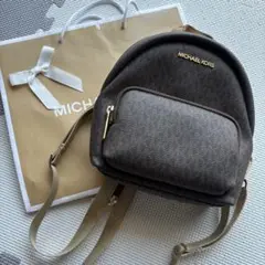 早い者勝ち MICHAEL KORS ブラウンリュック