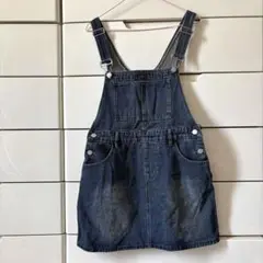 【最終値下げ】デニムスカートサロペット