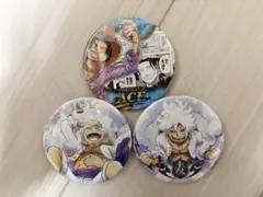 ONEPIECE ルフィ＆エース 缶バッジ3個セット
