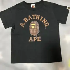 A BATHING APE チョコTシャツ 黒　100cm
