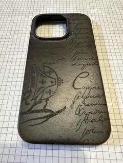 ベルルッティiPhone14 Pro ケース レザー カリグラフィ