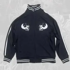 正規品 ナンバーナイン ベロア スカル ワッペン ジャージ L 正規品 ナンバーナイン ベロア スカル ワッペン ジャージ L