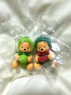プーさん　フルーツコスチューム　ガチャ