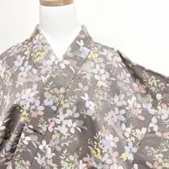 小紋　萩模様　鹿子模様　着物　010k