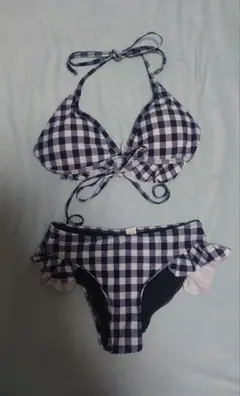 チェック　水着