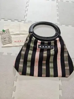 【完売品/極美品】MARNI マルニ ボートバッグ ハンドバッグ スモーク MARNI MARKET BOAT BAG | Marni