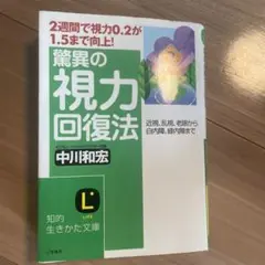 驚異の視力回復法
