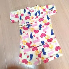 95サイズ うさぎ柄 甚平
