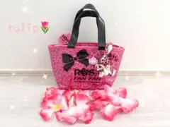 削除あり　ローズファンファン　ヒョウ柄　うさぎ　ぬいぐるみ　バッグ