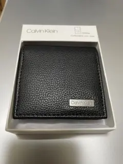 Calvin Klein ブラックレザーコインケース　未使用品