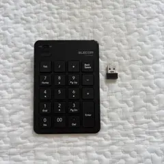 ELECOM 無線テンキーボード TK-TDP019BK ブラック