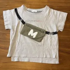 ポケット付き Tシャツ 100