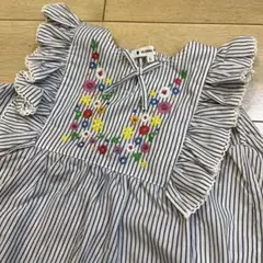 新品未使用タグ付き　グローバルワーク　刺繍ブラウス　L