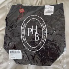 PINK HOUSE PHB トートバッグ 黒　未使用品