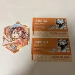 メダリスト展　三家田涼佳　特典ステッカー
