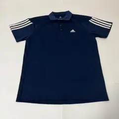 adidas ネイビー ポロシャツ climalite Mサイズ