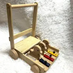 KAWAI 手押し車　アヒル　木製 木琴