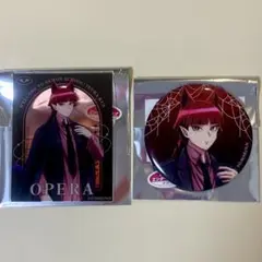 魔入りました！入間くん　タワレコ　アクリルカード・グリッター缶バッジ　オペラ