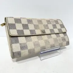 ルイヴィトン ダミエ アズール ポルトフォイユ サラ N61735 長財布