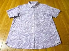 マジュン MAJUN☆かりゆしウェア フクロウの森 アロハシャツ☆ＸＬ