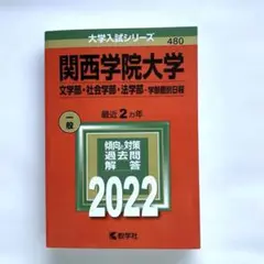 480　関西学院大学(文学部・社会学部・法学部―学部個別日程)　2022