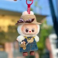 【ラブブ着せ替え服】くまちゃんとおでかけ♡サロペット4点セット