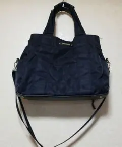 キルティングショルダートートバッグ 黒