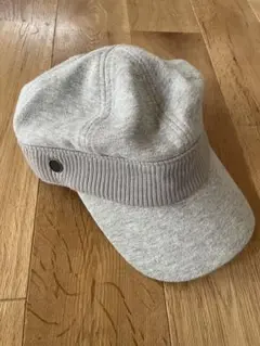 メンズ　グレースハッツ　グレー キャップ フラットブリム