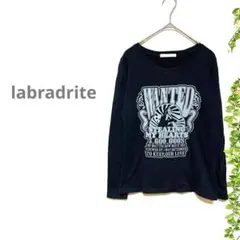 【labradrite 】長袖　Tシャツ　ビックプリント　ロック　ROCK 古着