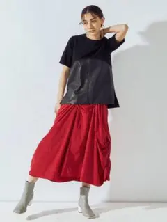 UN3D スクエアショートブーツ