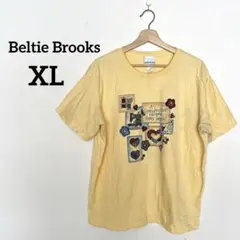 Beltie Brooks イエローTシャツ 半袖　X-Large トップス　夏