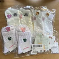 【新品未使用】　LOVETOXIC キッズ靴下 6足　マスク2枚セット