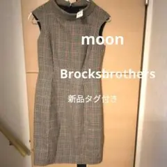 Brooksbrothersチェック柄 ノースリーブ ワンピース 04P新品