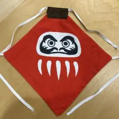 赤いダルマデザイン　腹掛け　ベビー小物