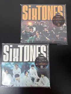 【新品未開封品】SixTONES 2形態 GONG/ここに帰ってきて 特典付き