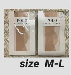 新品未使用　POLO RALPH LAUREN ストッキング M-L 4足セット