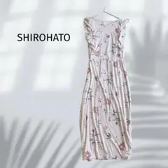 SHIROHATO 白鳩 高級パジャマ ルームウェア フリルワンピース 部屋着